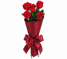 Букет 5 Красных роз Эдлесс Лав в Полбино