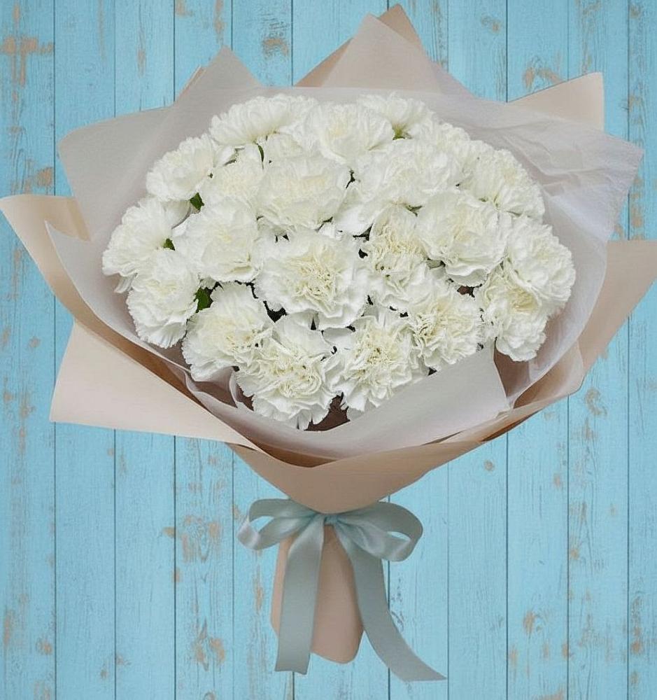 Букет цветов из: Гвоздики в Полбино