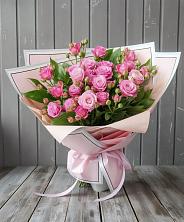 Букет Розовый кустик в Полбино