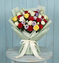 Букет цветов из:  Розы #REPLACE_PRED# Полбино