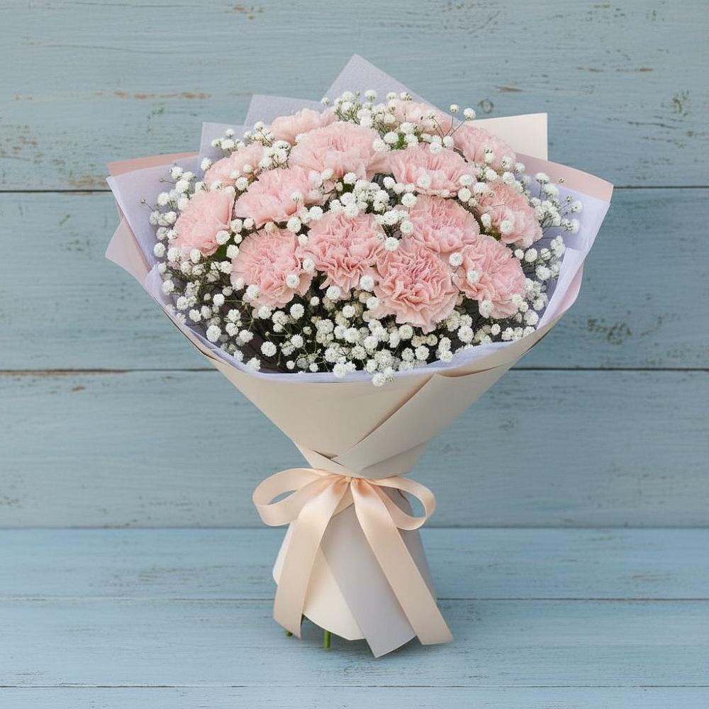 Букет цветов из: Гвоздики в Полбино