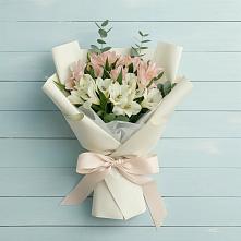 Букет цветов из:  Альстромерии #REPLACE_PRED# Полбино