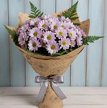 Букет цветов из:  Хризантемы #REPLACE_PRED# Полбино