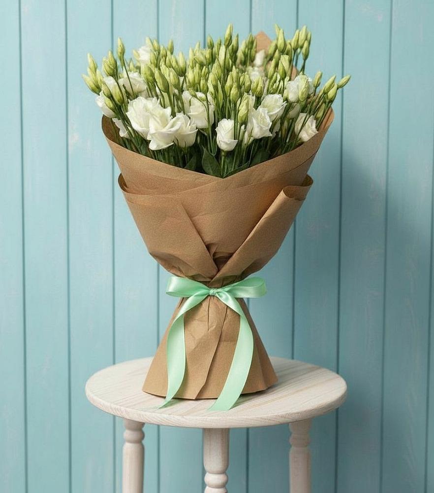 Букет цветов из: Лизиантусы в Полбино