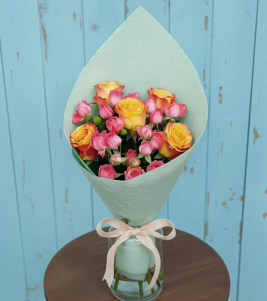 Букет цветов из: Розы в Полбино