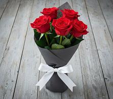 Букет 5 Красных роз Эдлесс Лав #REPLACE_PRED# Полбино