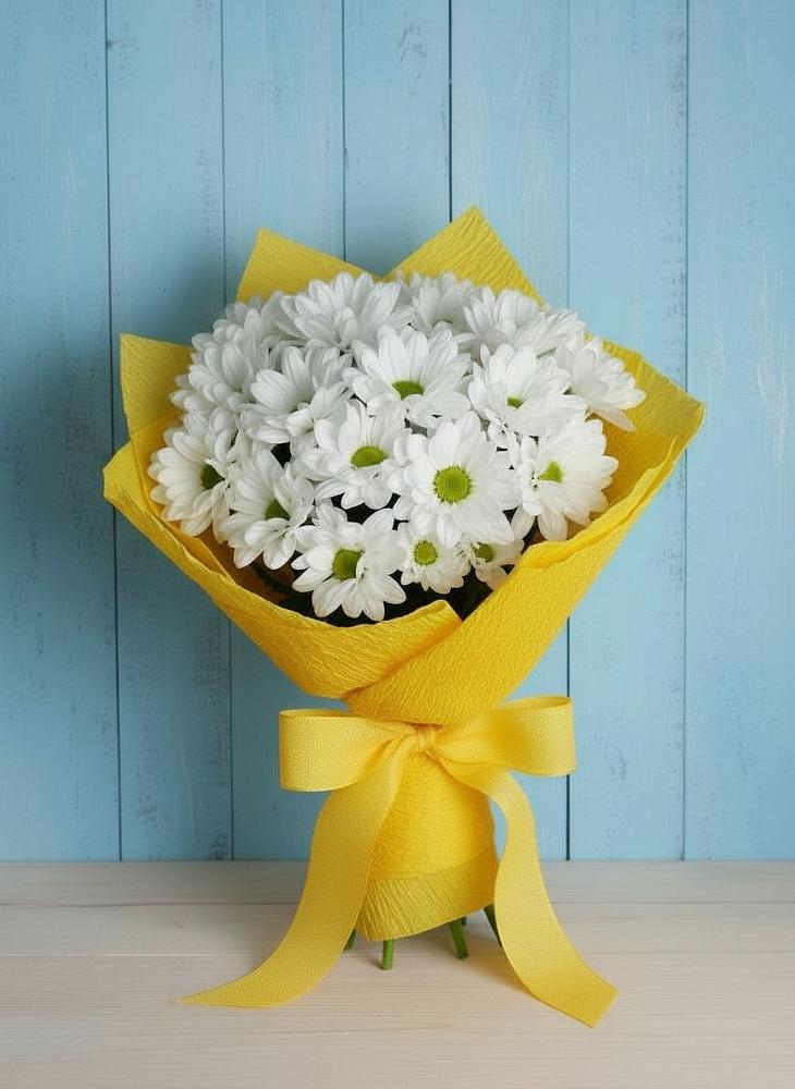 Букет цветов из: Хризантемы в Полбино