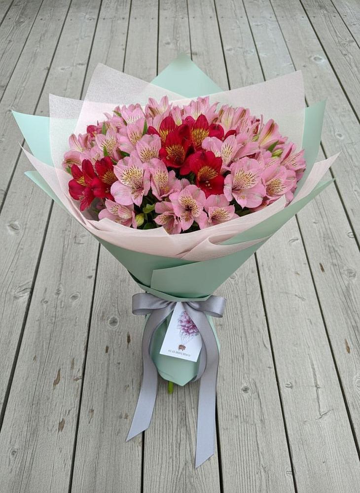 Букет цветов из: Альстромерии в Полбино