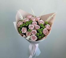 Букет цветов из:  Розы и Хризантемы в Полбино