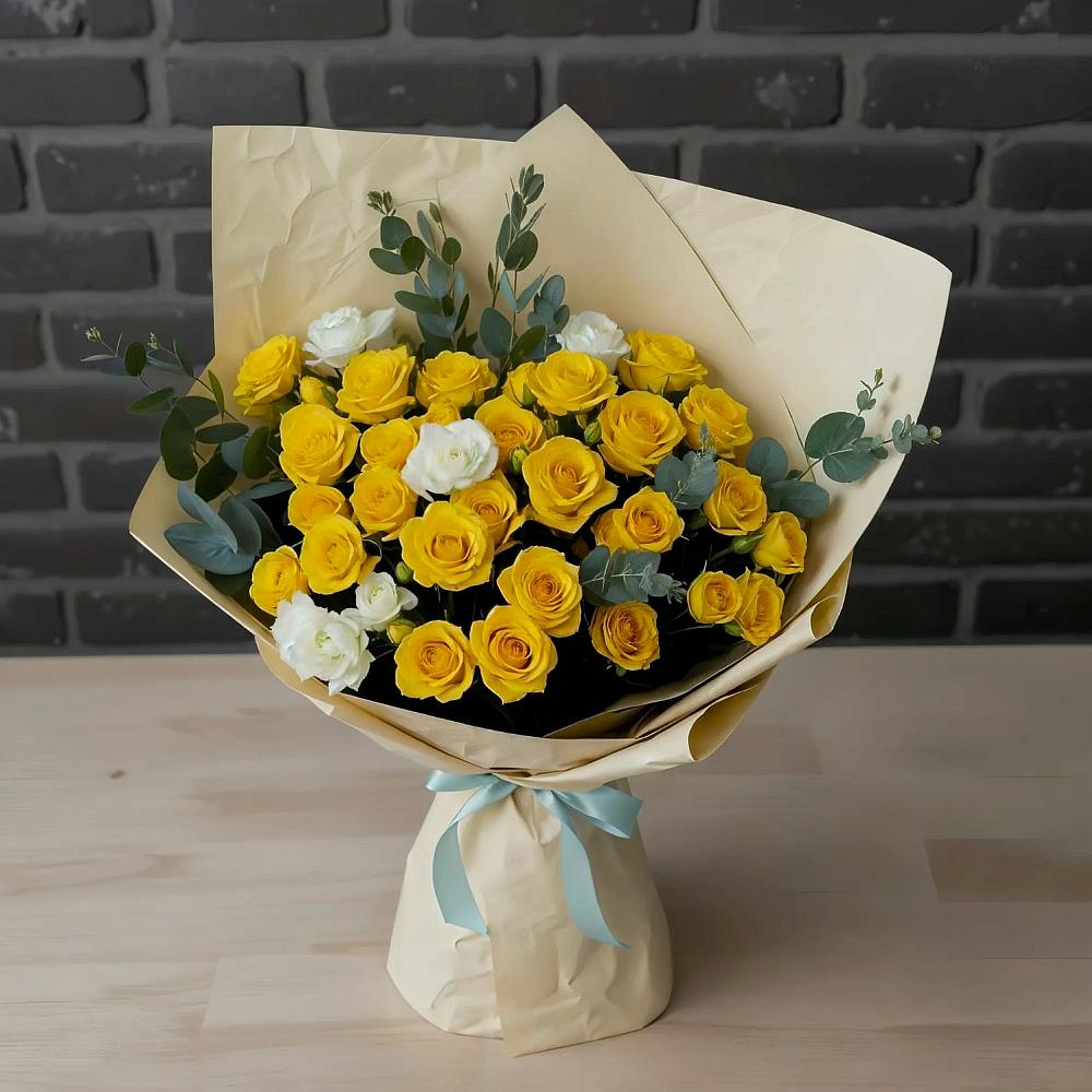 Букет цветов из: Розы в Полбино