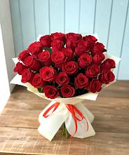 Букет 29 Красных роз в Полбино