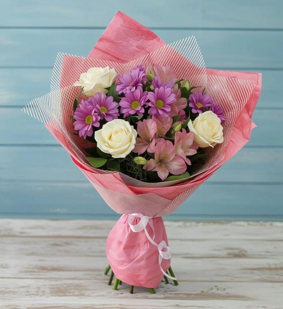 Букет цветов из: Герберы в Полбино