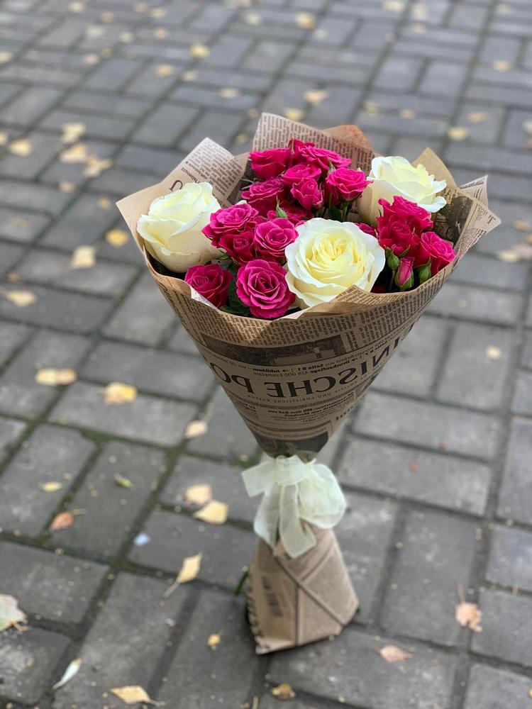 Букет цветов из: Розы в Полбино