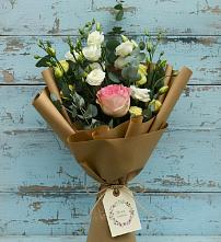 Букет цветов из:  Розы и Лизиантусы #REPLACE_PRED# Полбино