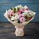 Букет цветов из: Хризантемы, Альстромерии и Розы в Полбино